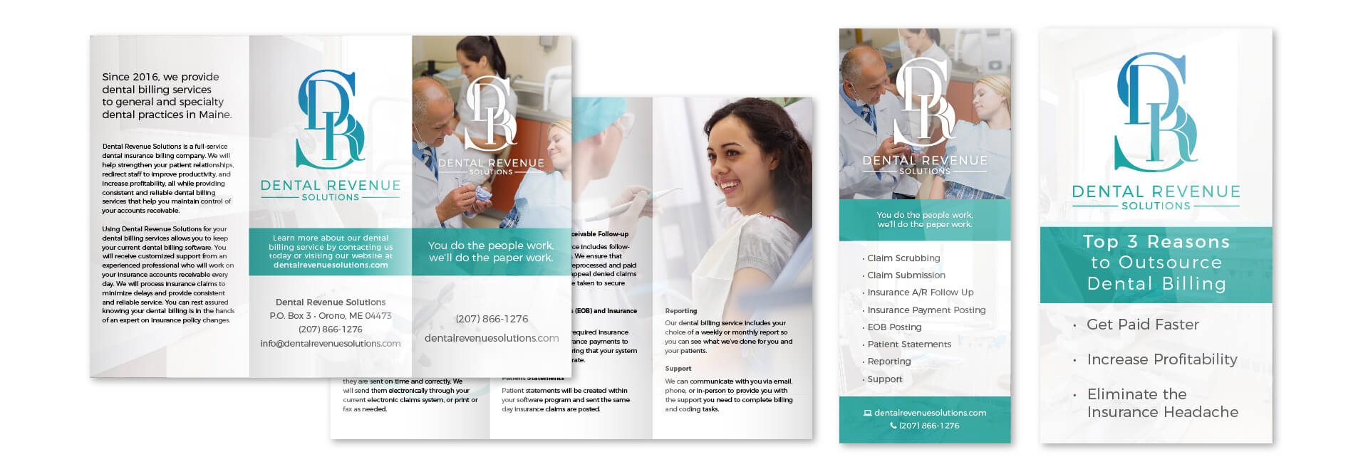 Dental Revenue Solutions – Brochure & Display Banners