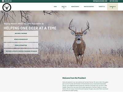 Screenshot of Aroostook County Conservation Association