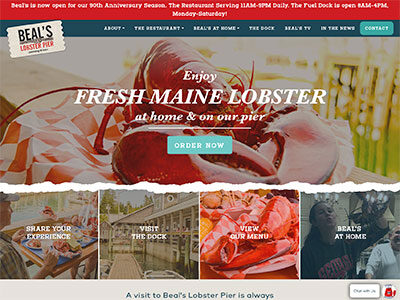 Screenshot of Beal's Lobster