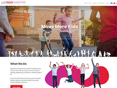 Screenshot of Move More Kids